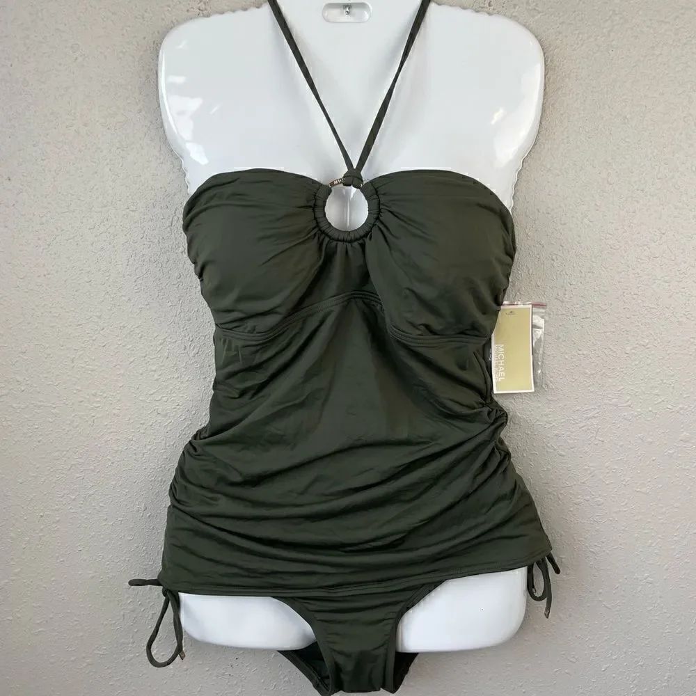 NWT Michael Kors Two-Piece Swim Suit Sizes XS, S, M